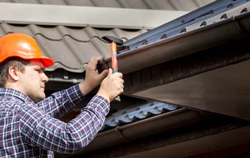 gutter repair Hardings Wood, Staffordshire